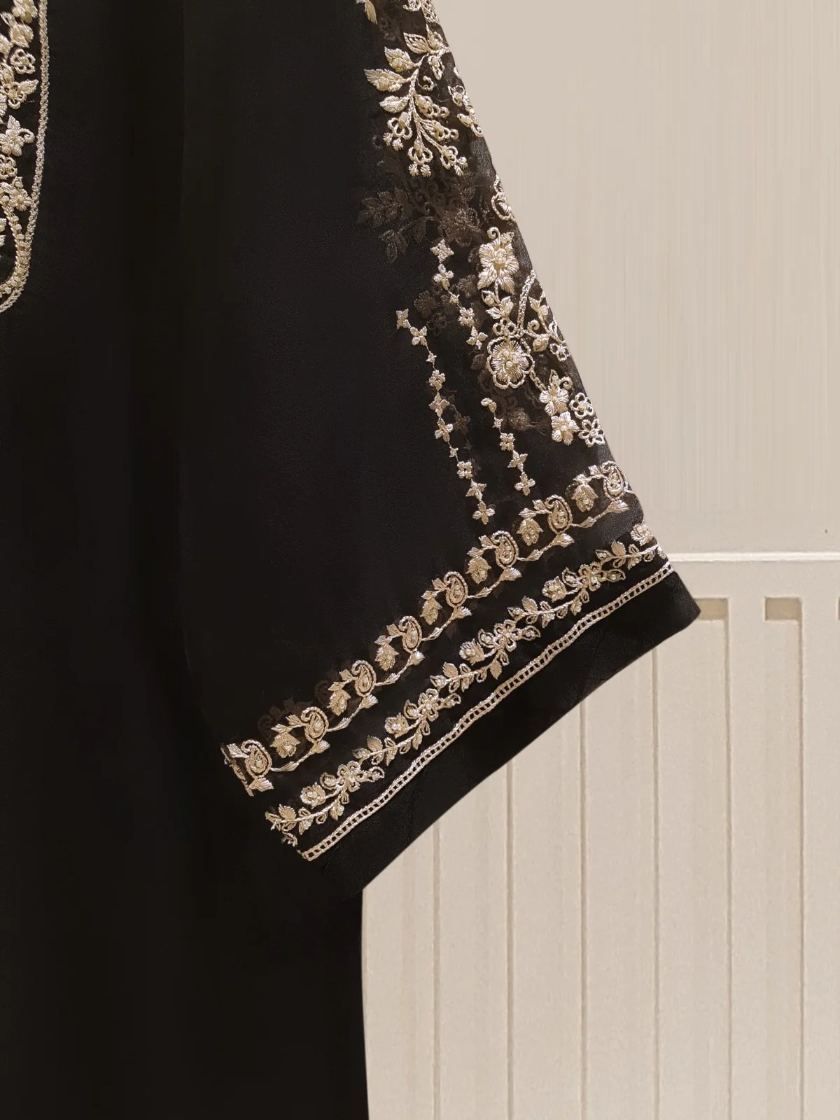 TWO PIECE PURE ORGANZA EMBROIDERED SHIRT WITH DUPATTA