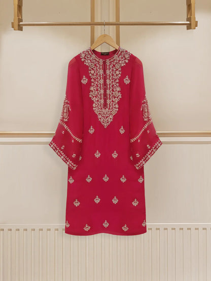 AGHANOOR PURE CHIFFON BEAUTIFUL EMBROIDERED SHIRT AND PANT