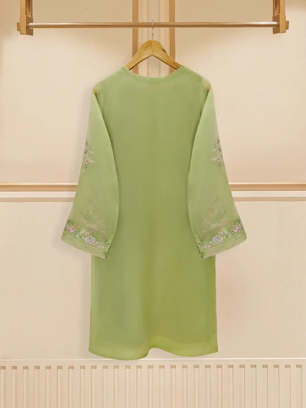 Aghanoor Embroidered Organza 3 Piece Suit