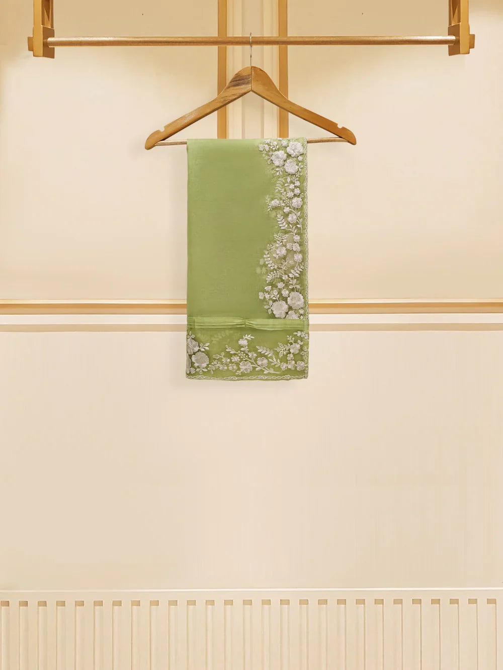 Aghanoor Embroidered Organza 3 Piece Suit