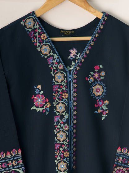 AGHANOOR 2 PIECE EMBROIDERED KHADDAR SHIRT & PANT