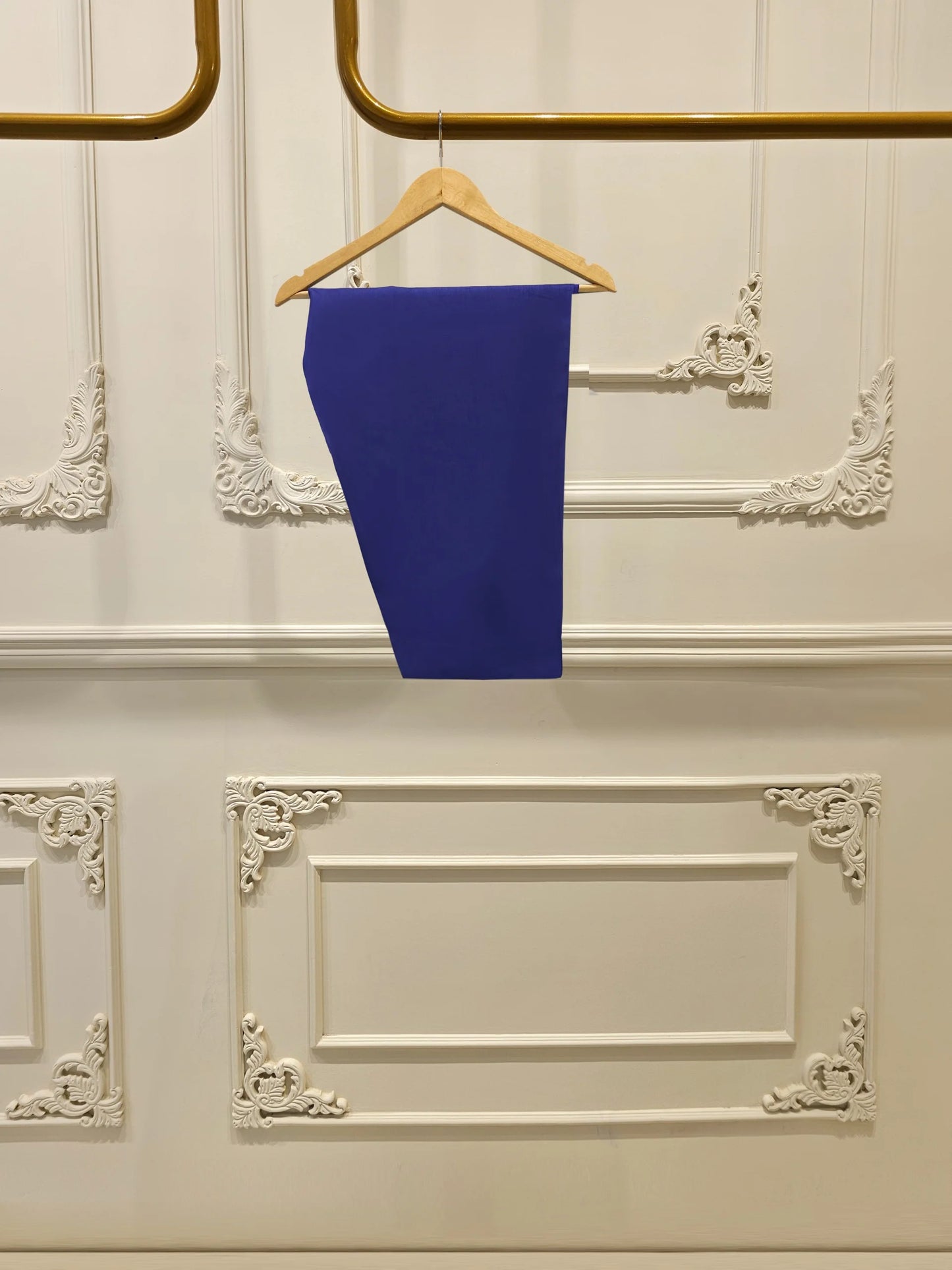 AGHANOOR COTTON NET EMB SHIRT,DUPATTA WITH FARSHI SILK TROUSERS