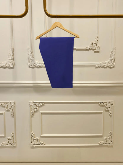 AGHANOOR COTTON NET EMB SHIRT,DUPATTA WITH FARSHI SILK TROUSERS