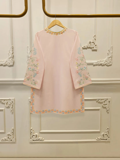 AGHANOOR PIMA COTTON LAWN EMBROIDERED SHIRT