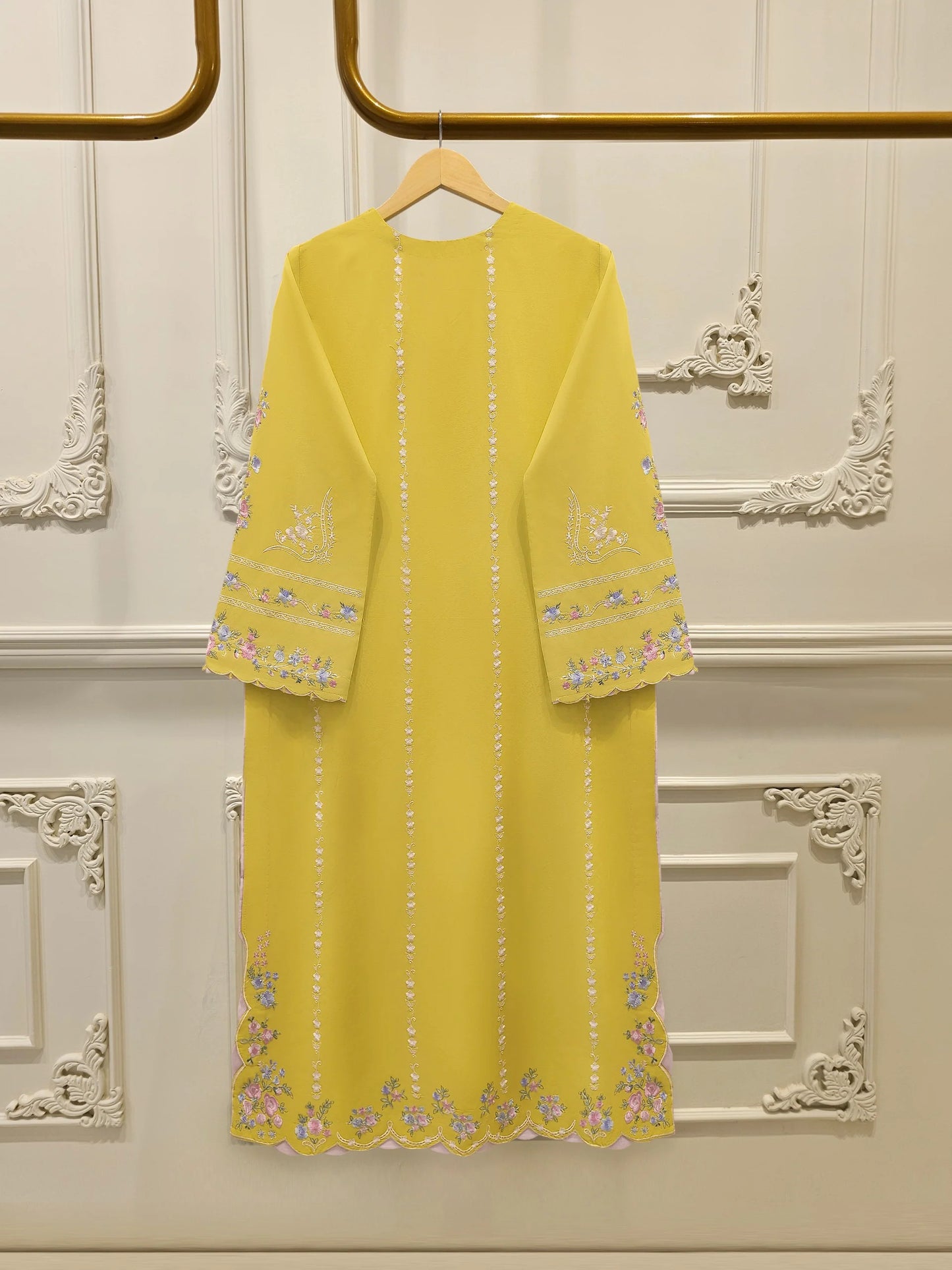 AGHANOOR PIMA COTTON HEAVILY EMBROIDERED SHIRT & PANTS