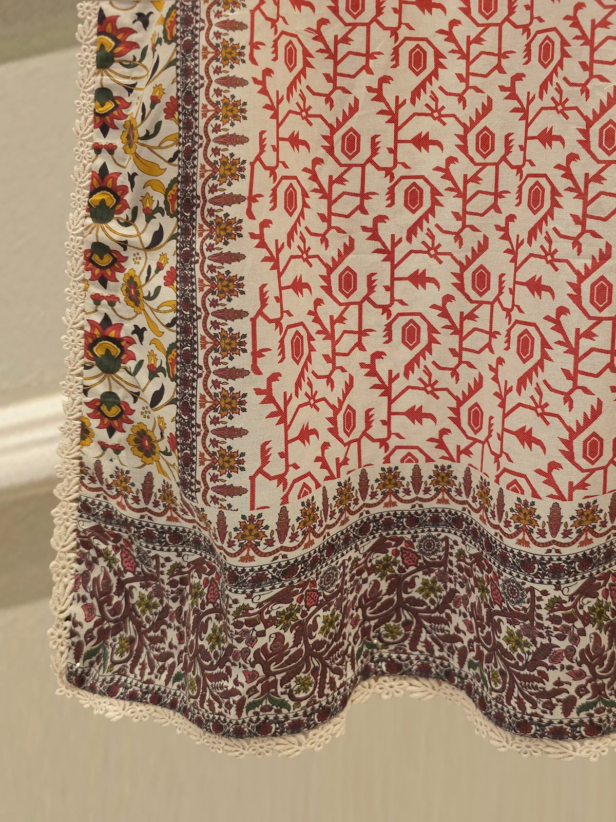 AGHANOOR PURE CAMBRIC COTTON SHIRT WITH EMB  DUPATTA