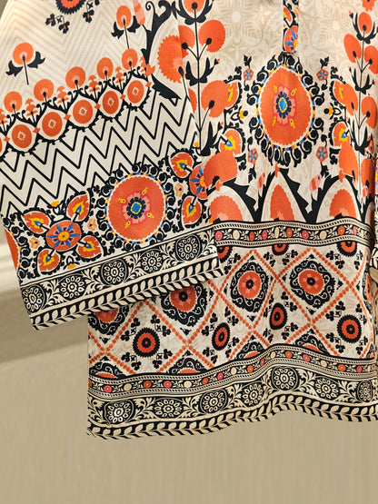 AGHANOOR SILK SHIRT WITH SILK PANT