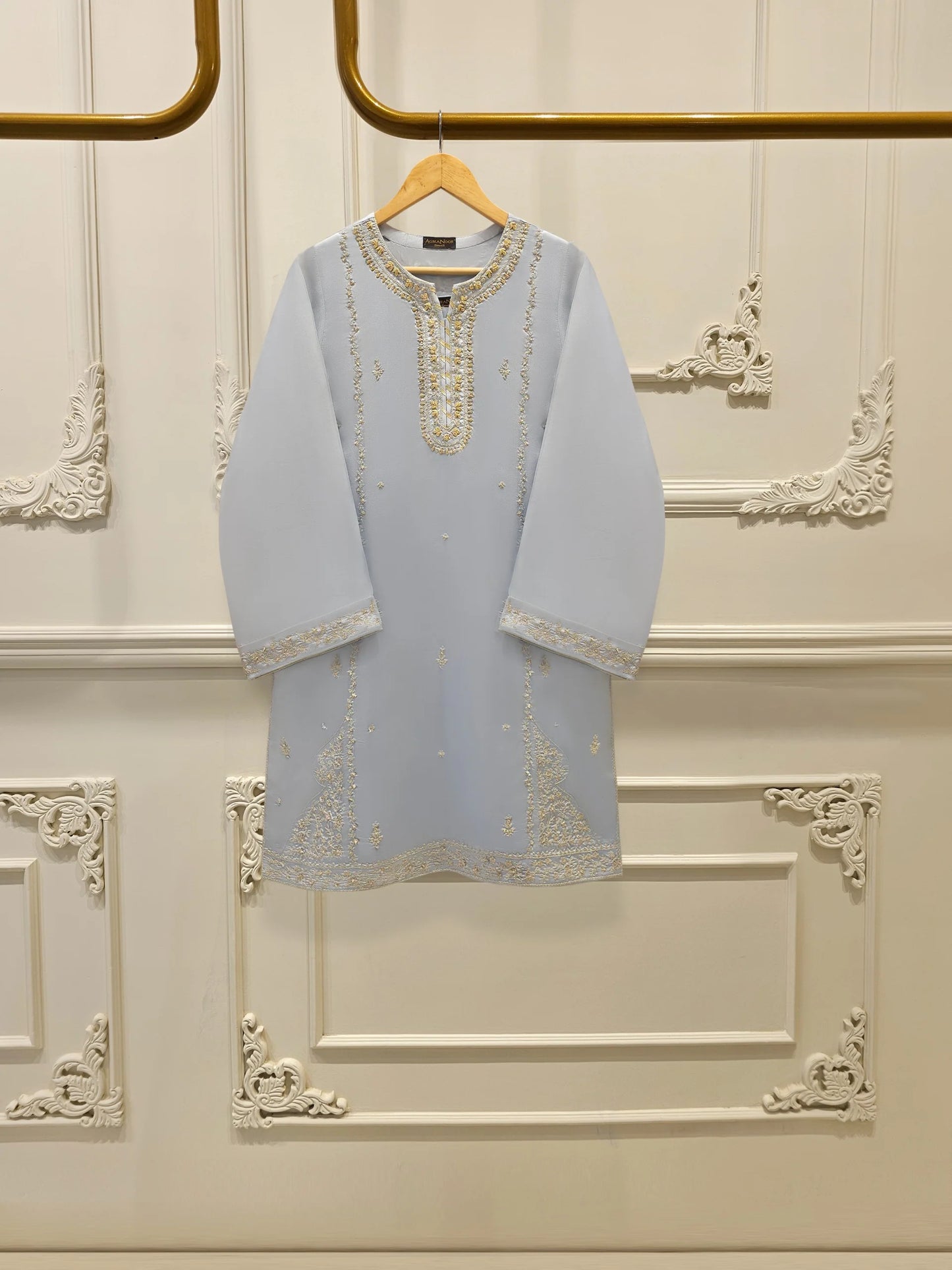 AGHANOOR SEESHA SILK SHIRT WITH PANT