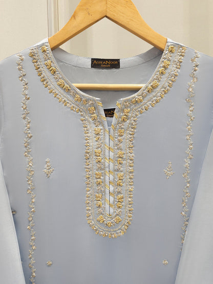 AGHANOOR SEESHA SILK SHIRT WITH PANT