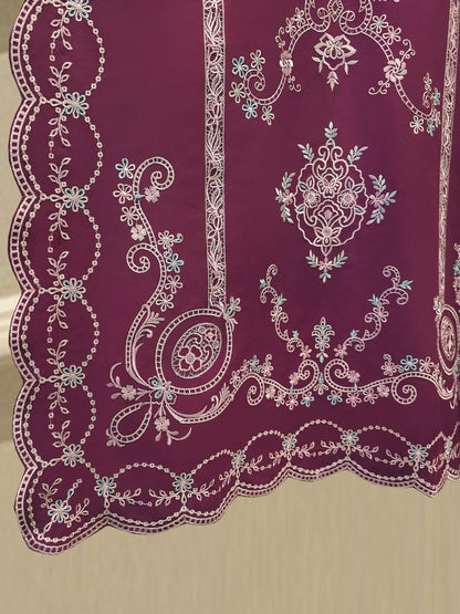 AGHANOOR PURE EMB LAWN SHIRT & LAWN DUPATTA