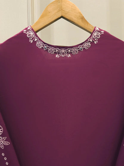 AGHANOOR PURE EMB LAWN SHIRT & LAWN DUPATTA