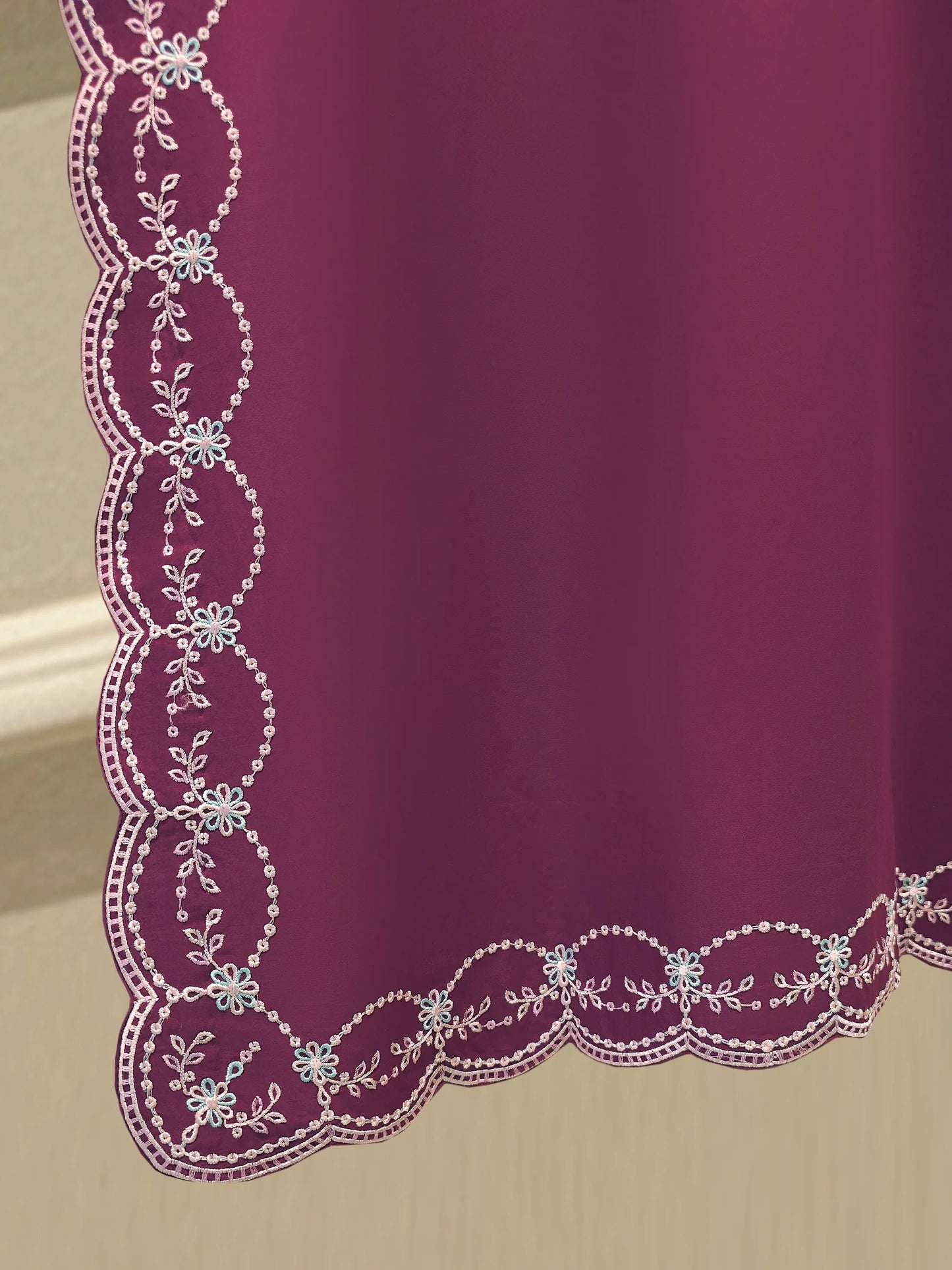 AGHANOOR PURE EMB LAWN SHIRT & LAWN DUPATTA