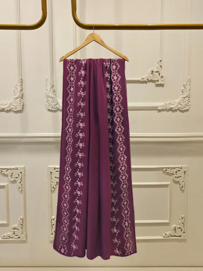 AGHANOOR PURE EMB LAWN SHIRT & LAWN DUPATTA