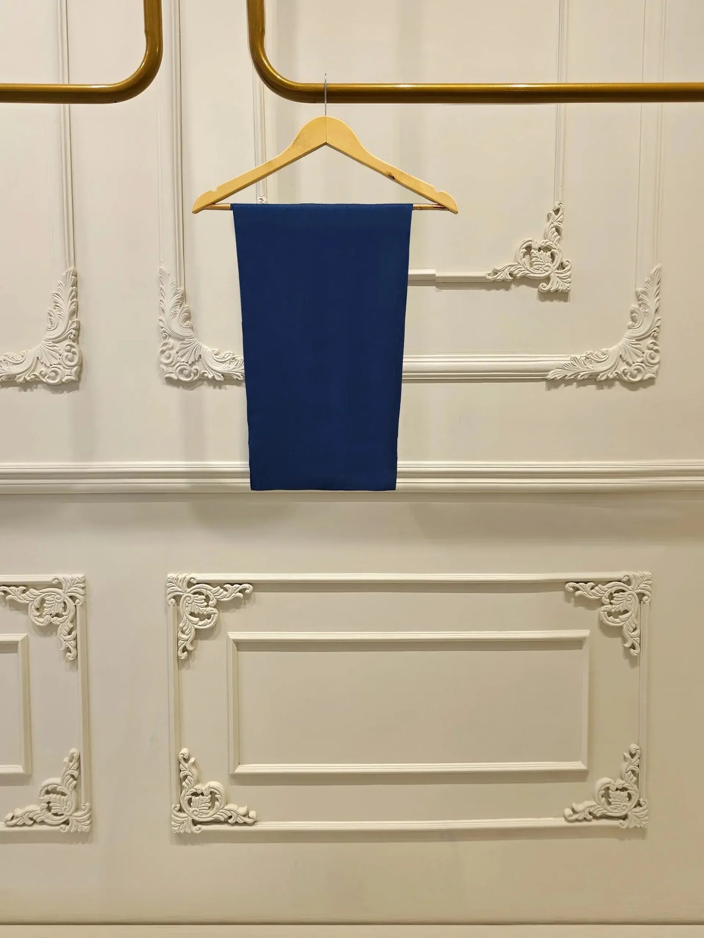 AGHANOOR 3 PIECE PURE SILK NET EMBROIDERED SUIT