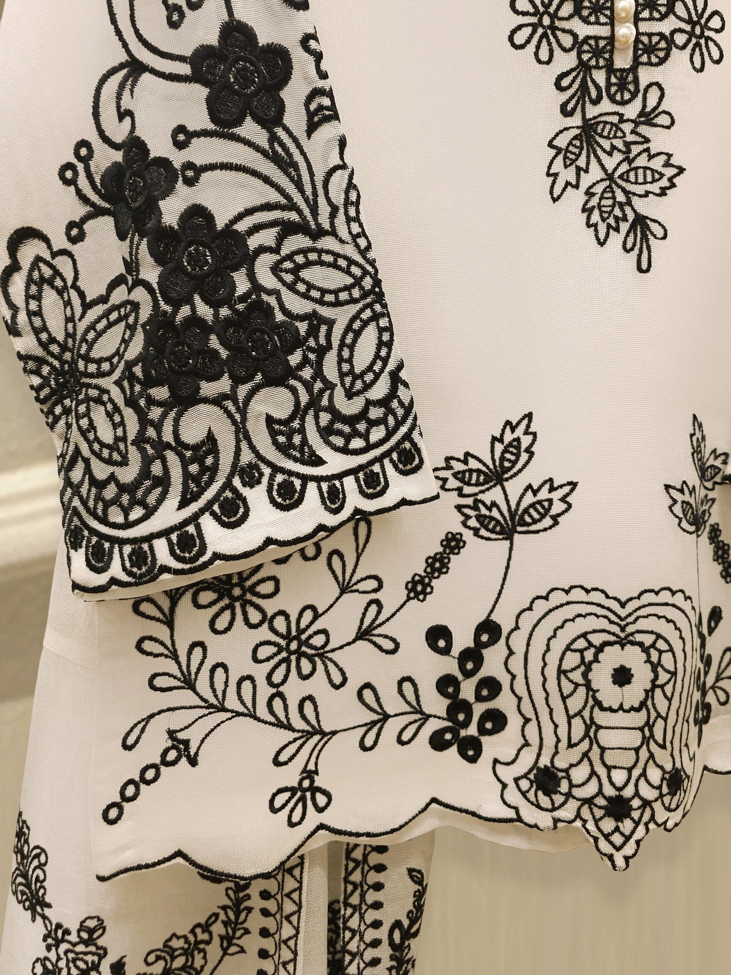 AGHANOOR 3 PIECE COTTON NET SUIT