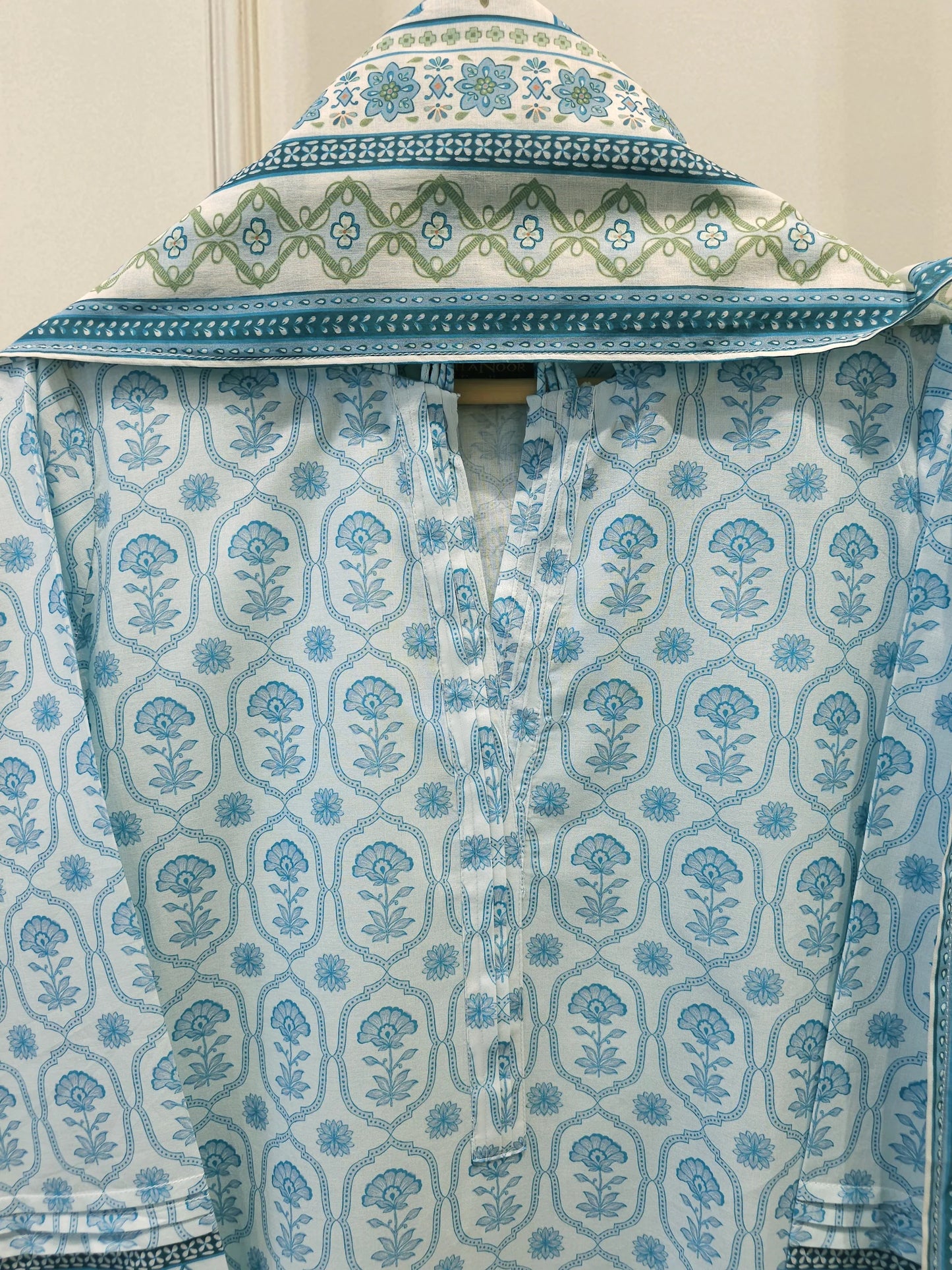 AGHANOOR DIGITAL PRINTED  LAWN SHIRT WITH DUPATTA