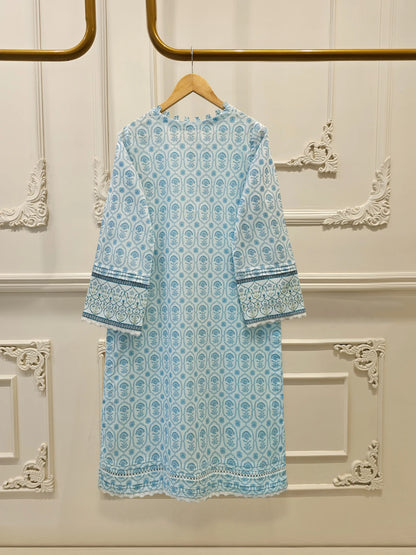 AGHANOOR DIGITAL PRINTED  LAWN SHIRT WITH DUPATTA