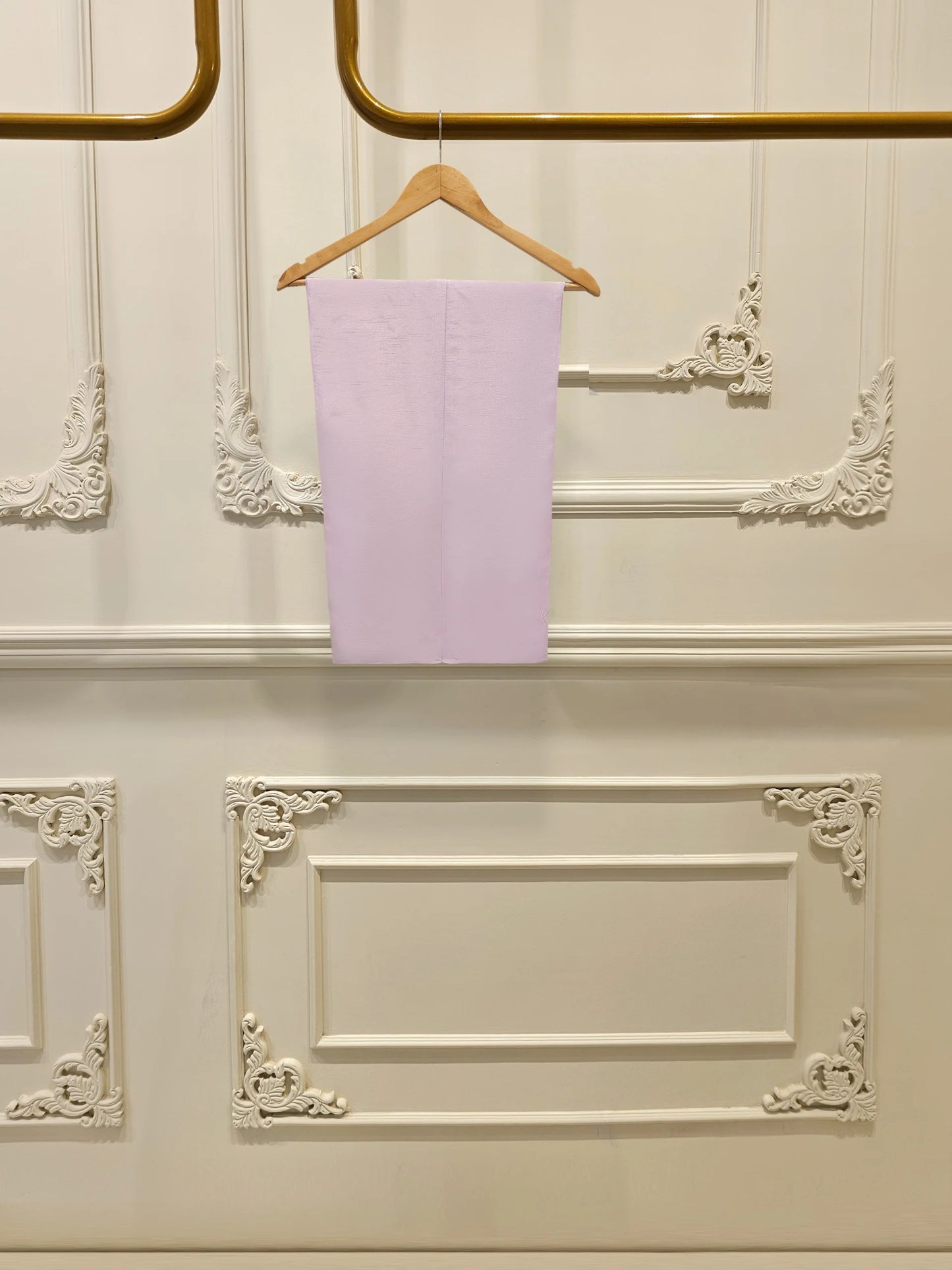 Aghanoor Embroidered Organza 3 Piece Suit-Lilac