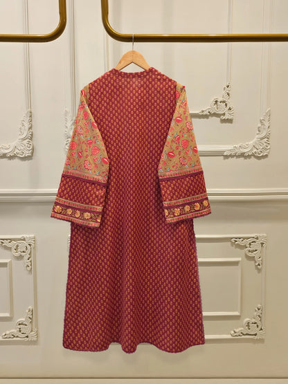 AGHANOOR CAMBRIC LAWN 3 PIECE SUIT