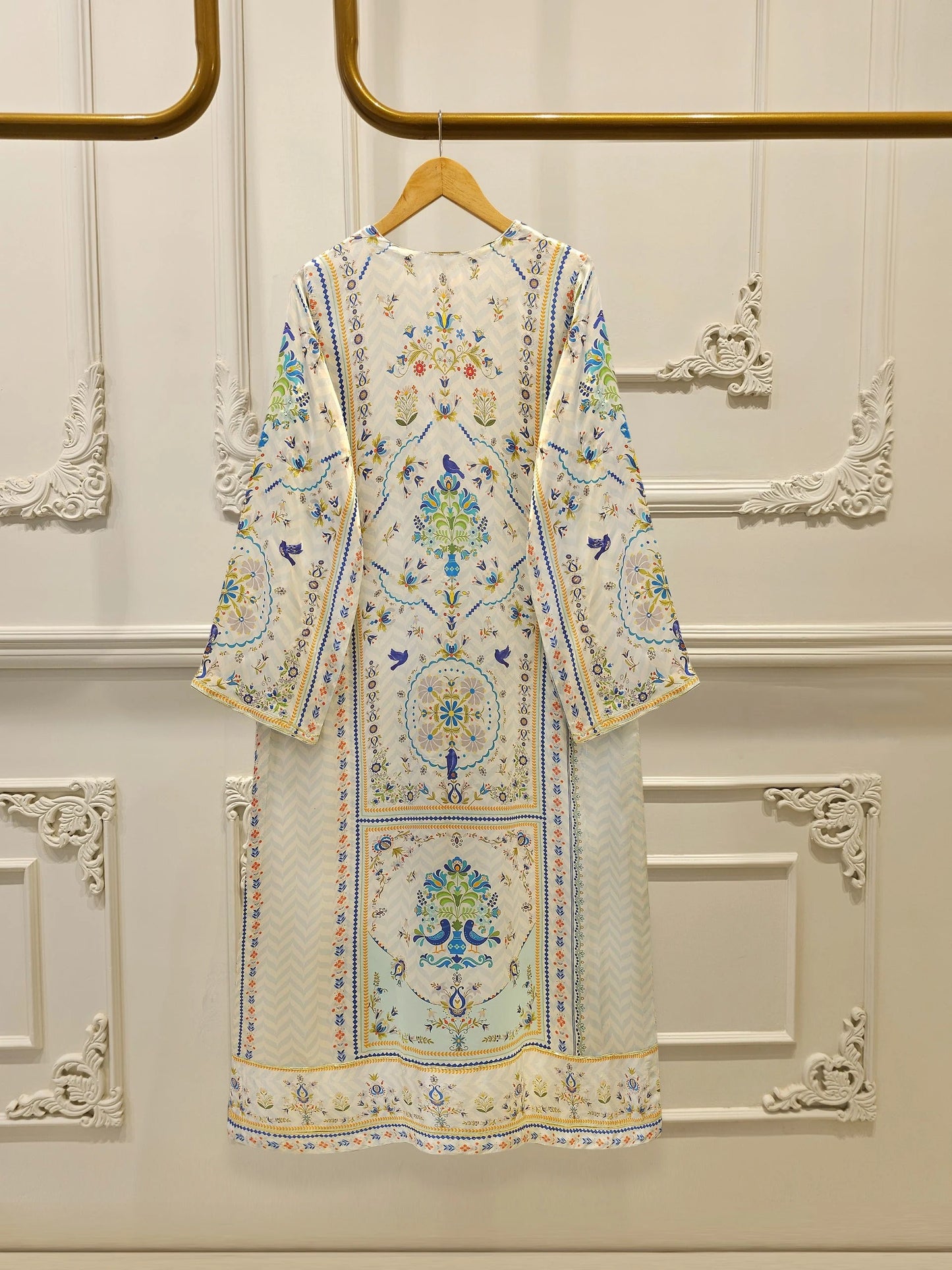 AGHANOOR 2 PIECE PURE RAW SILK EMBROIDERED SUIT