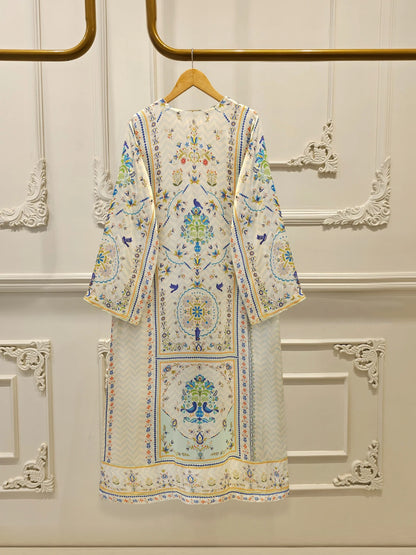 AGHANOOR 2 PIECE PURE RAW SILK EMBROIDERED SUIT