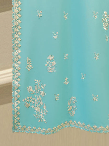 AGHANOOR EMBROIDERED LAWN SHIRT,PANT & CHIFFON DUPATTA