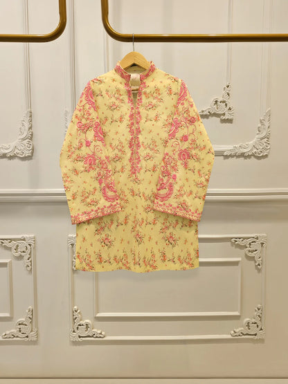 AGHANOOR EMB CHIKANKARI LAWN SHIRT