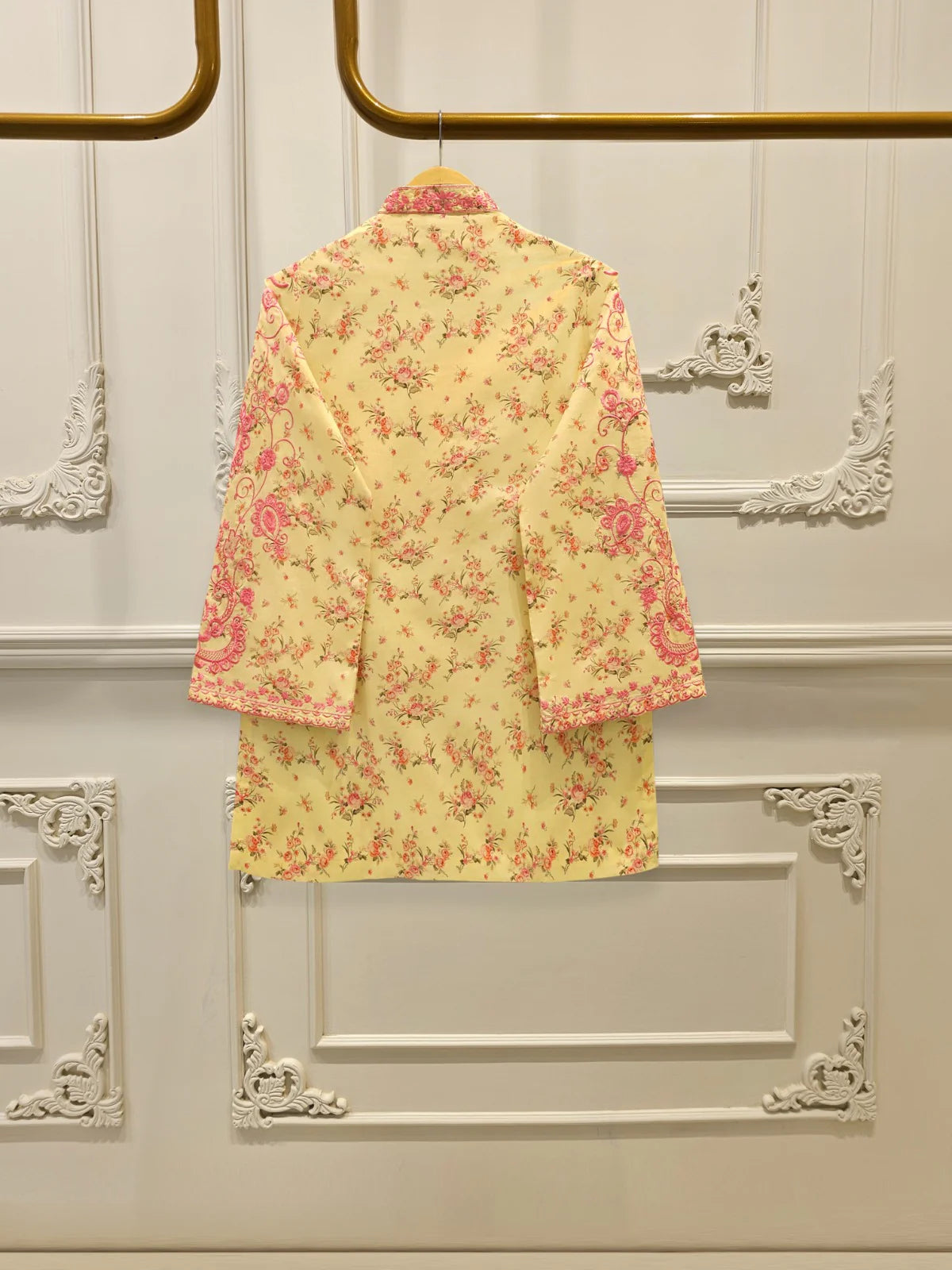 AGHANOOR EMB CHIKANKARI LAWN SHIRT