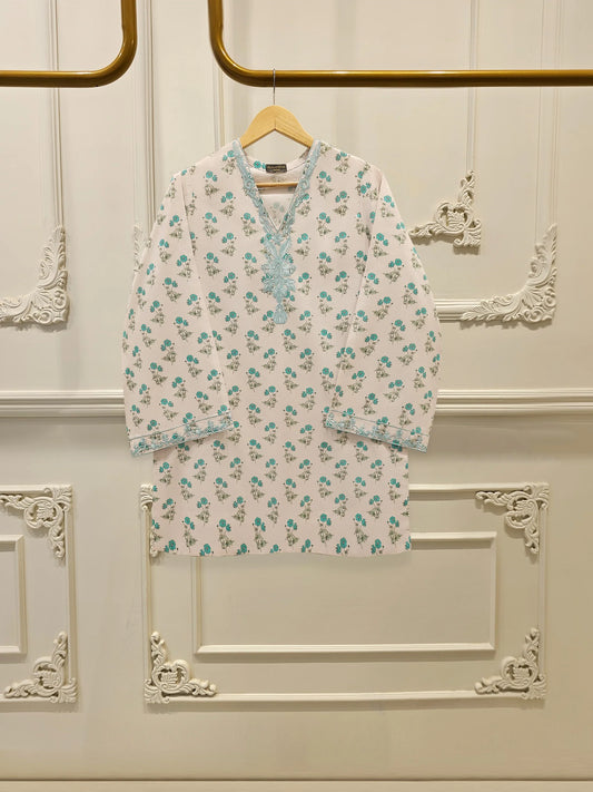AGHANOOR EMBROIDERED LAWN SHIRT