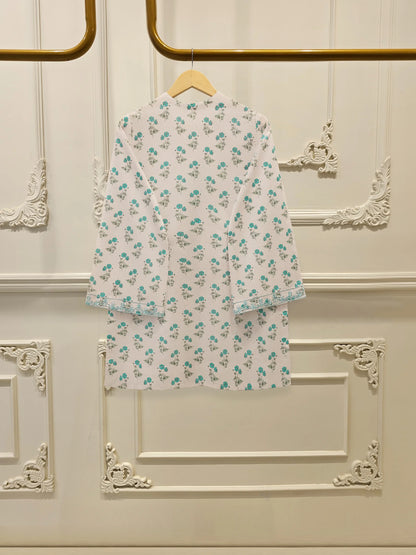 AGHANOOR EMBROIDERED LAWN SHIRT