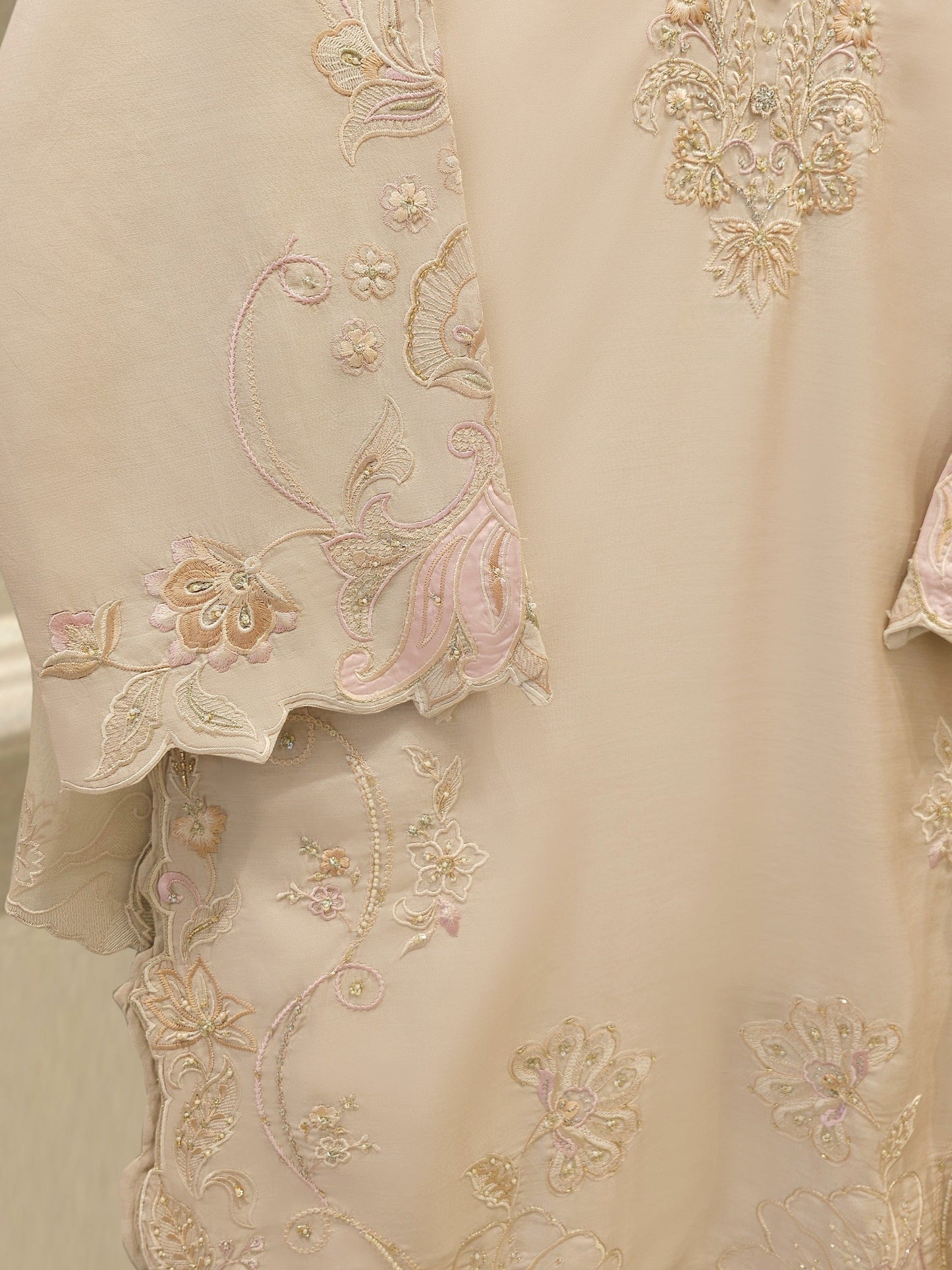 Aghanoor Embroidered Luxury Khaadi Silk 2 Piece