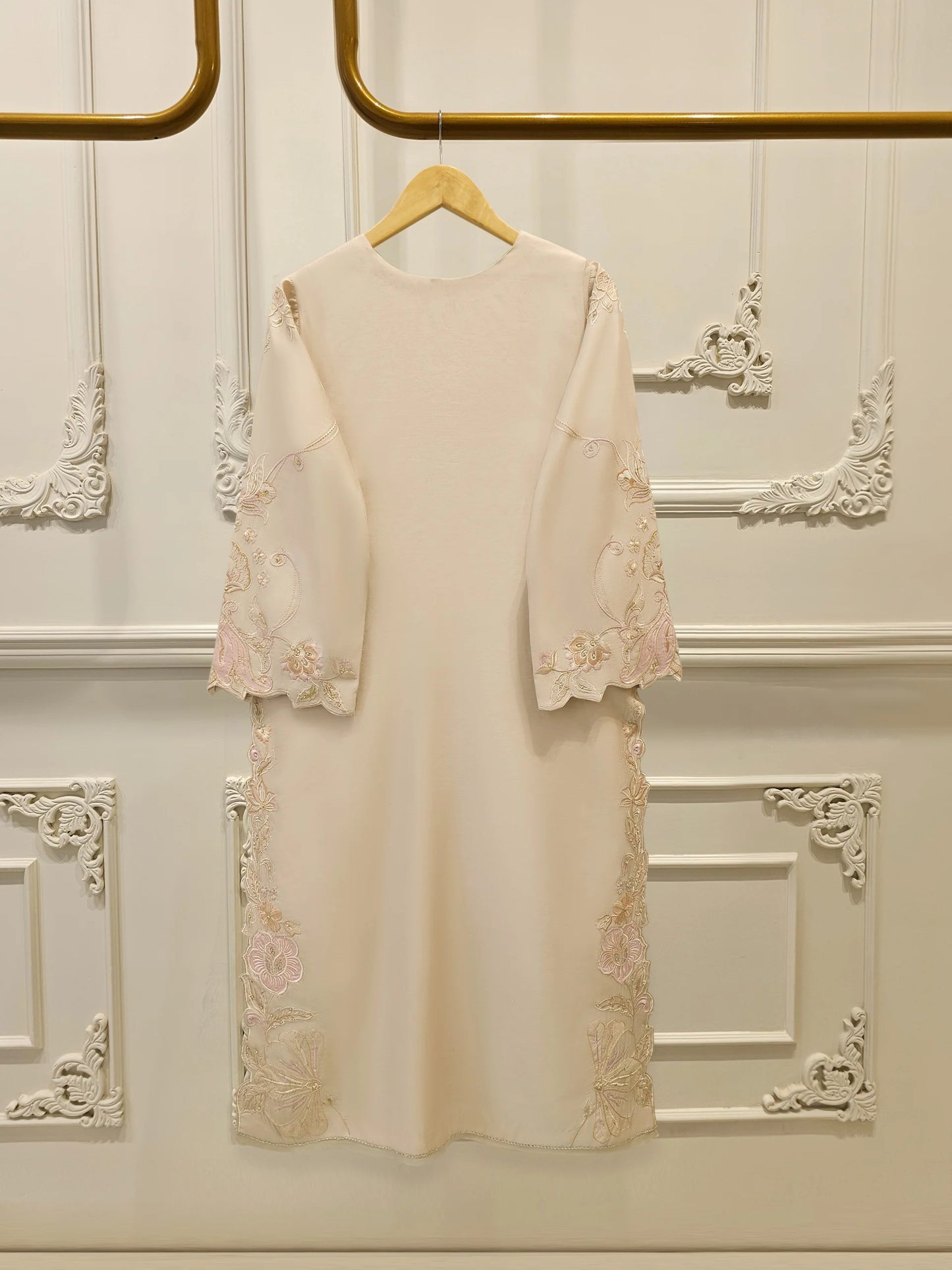 Aghanoor Embroidered Luxury Khaadi Silk 2 Piece