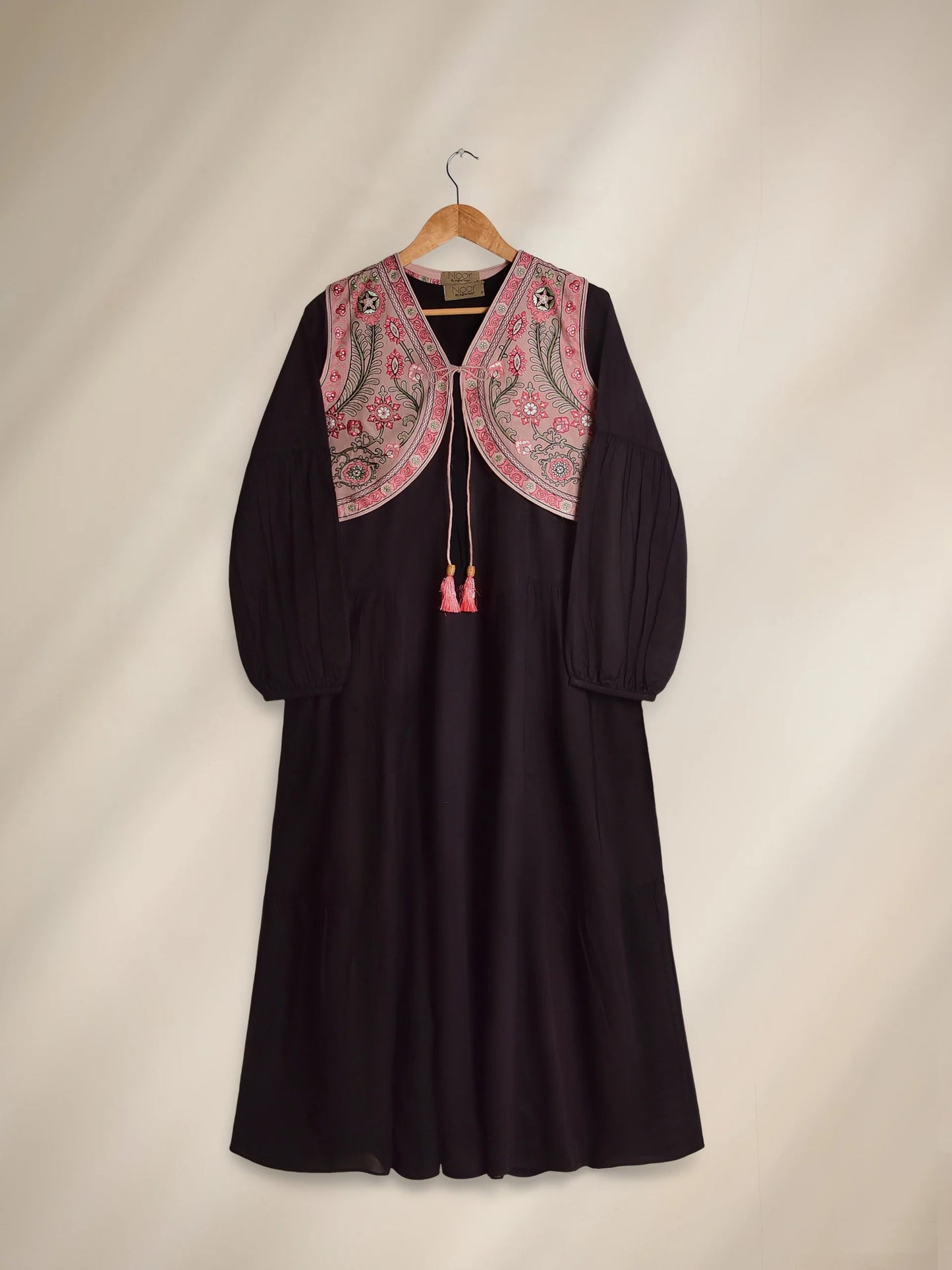NOOR by AGHANOOR EMBROIDERED LAWN SHIRT with KOTI