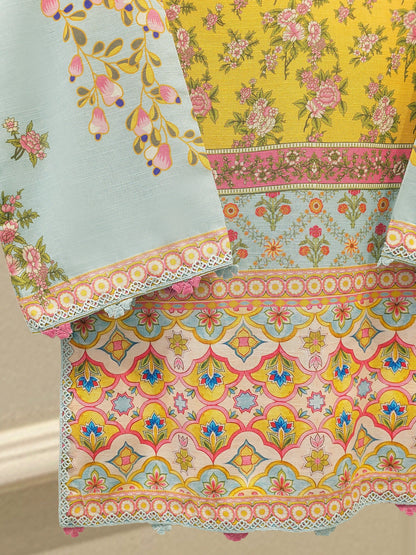 AGHANOOR DIGITAL PRINTED KHADDAR SHIRT & PANT