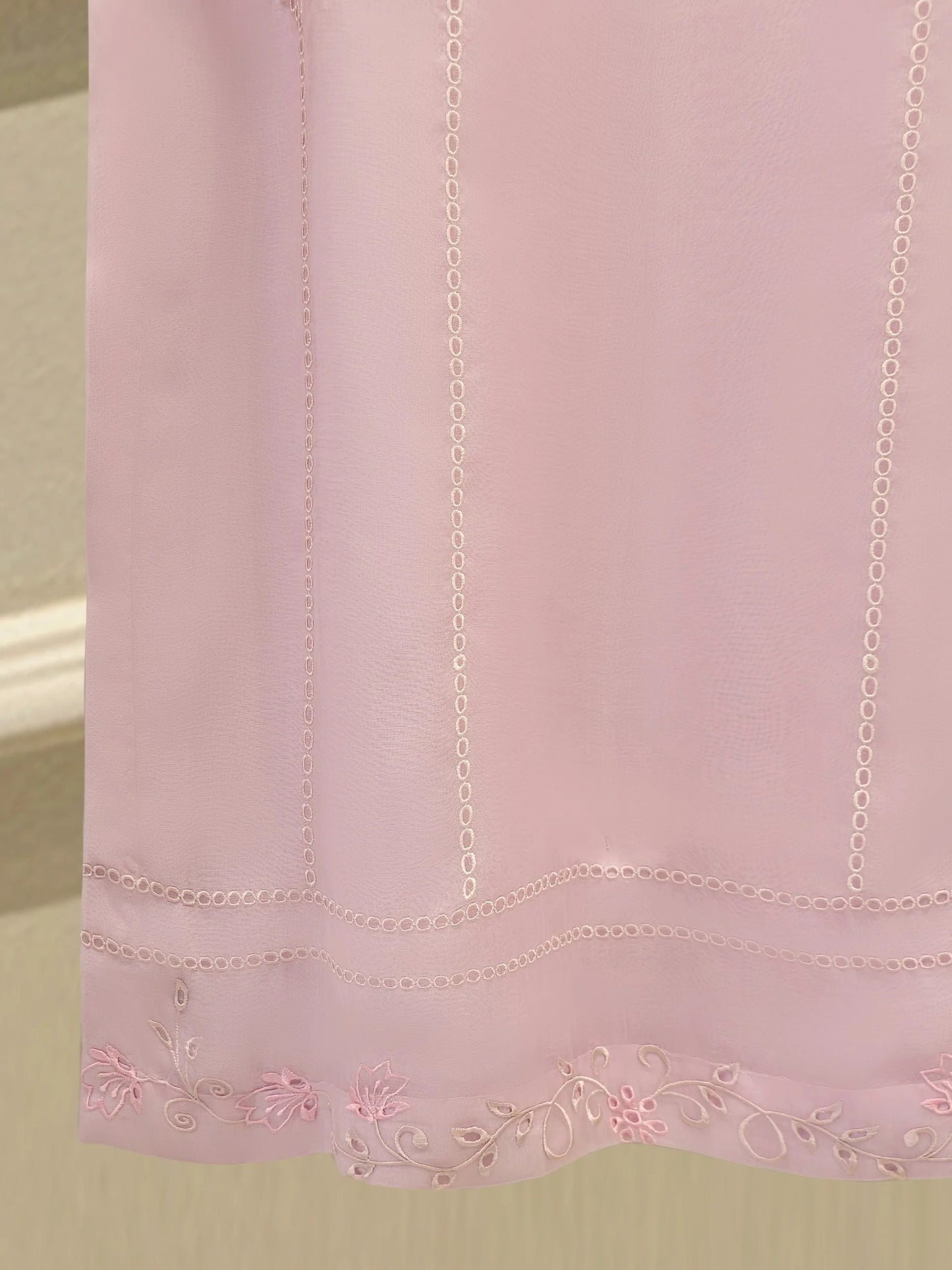 Aghanoor Pure Embroidered Organza 3 Piece Suit- Pink