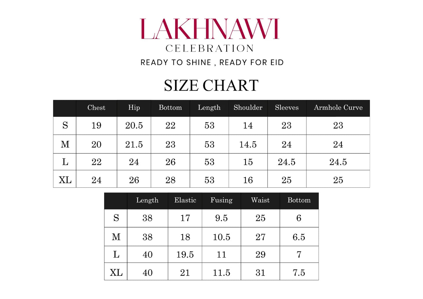 Lakhnawi Celebration by Amna Khadija-Black