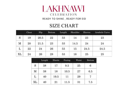 Lakhnawi Celebration by Amna Khadija-Black