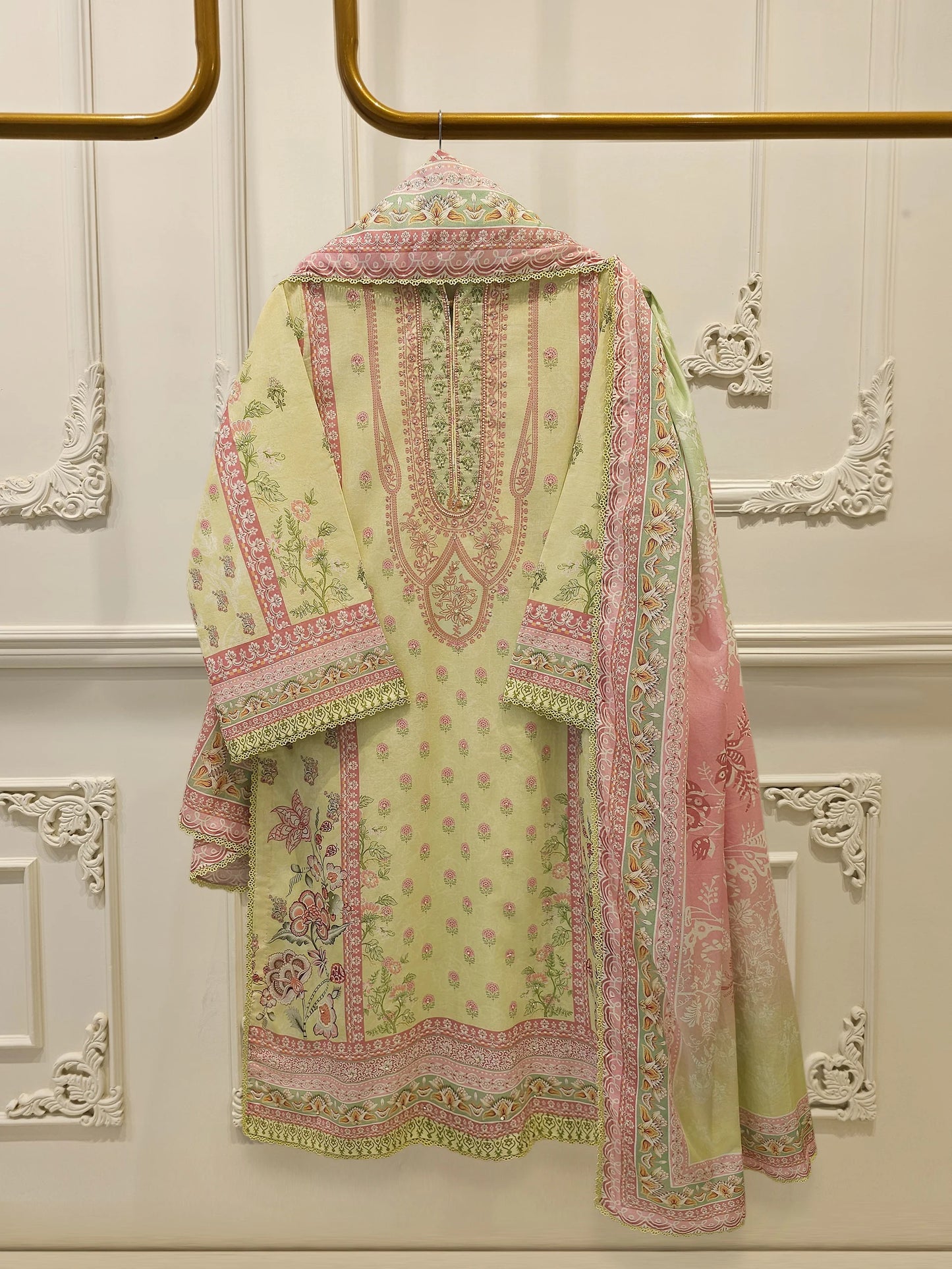 AGHANOOR Digital Printed Cambric Suit