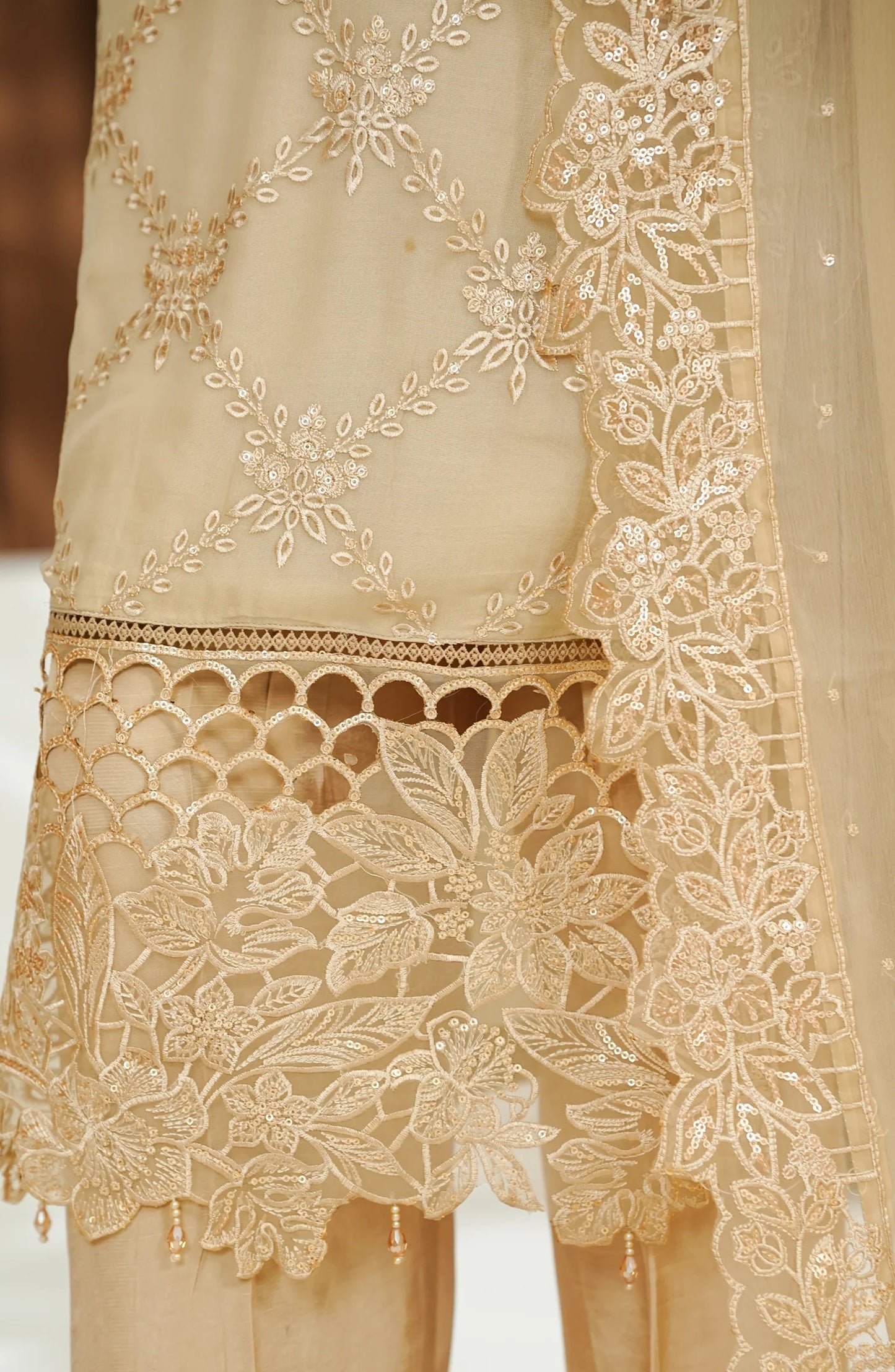 Amna Khadija Embroidered Chiffon Pret-Festive Collection