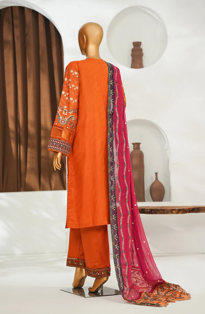 Amna Khadija Embroidered Chiffon Pret-Festive Collection-Orange