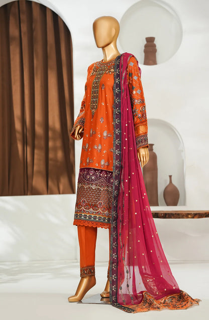 Amna Khadija Embroidered Chiffon Pret-Festive Collection-Orange