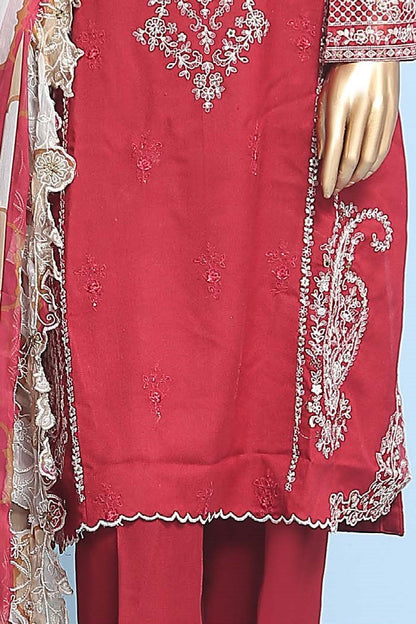 Bin Saeed Embroidered Marina 3 Piece Suit