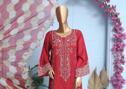 Bin Saeed Embroidered Marina 3 Piece Suit