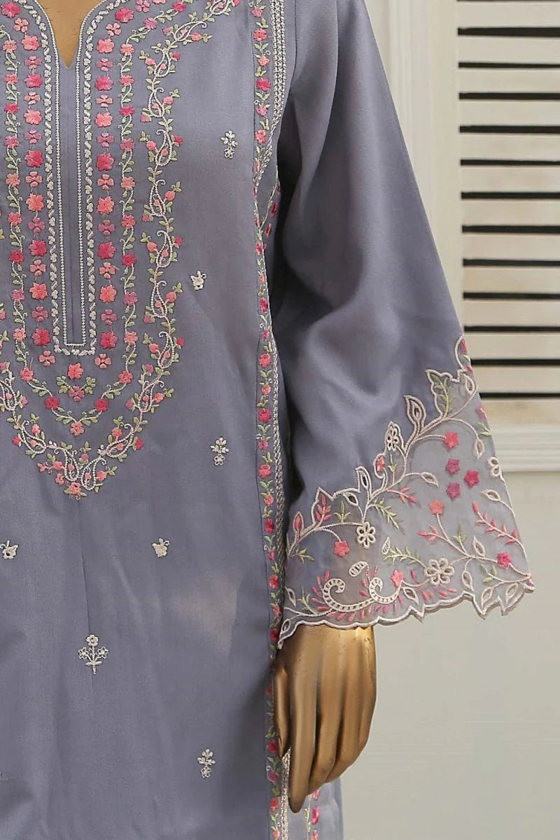 Bin Saeed Embroidered Marina 3 Piece Suit