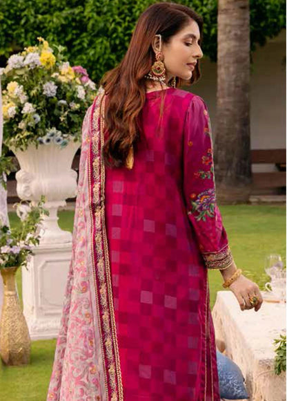 Charizma Naranji Embroidered Viscose Silk 3 Piece Suit