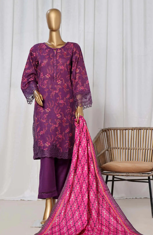 Sada Bahar Embroidered Khaddar 3 Piece