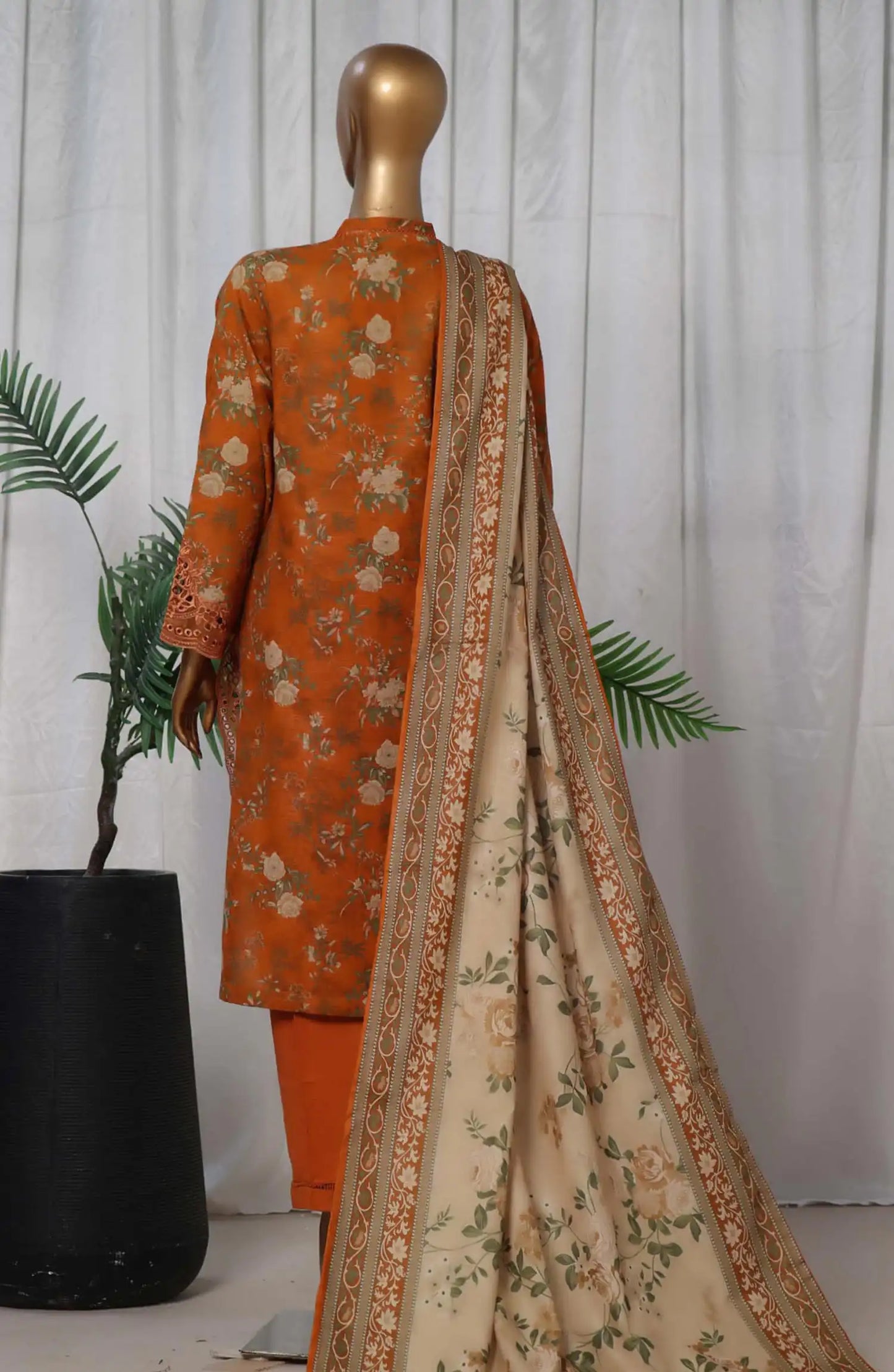 Sada Bahar Embroidered Khaddar 3 Piece