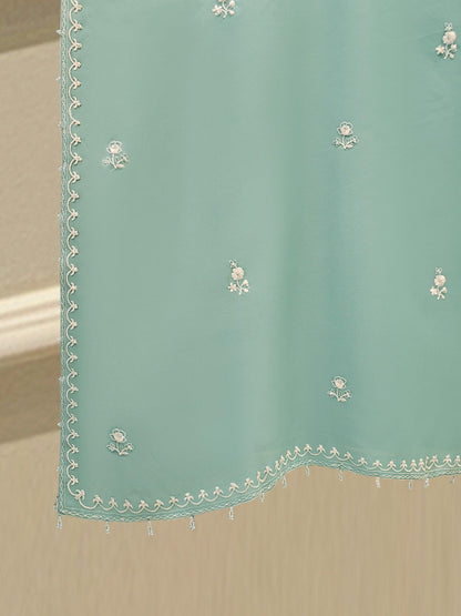 Aghanoor Embroidered Organza 3 Piece Suit