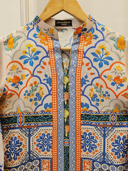 AGHANOOR CHARMEUSE SILK CO-ORD SET