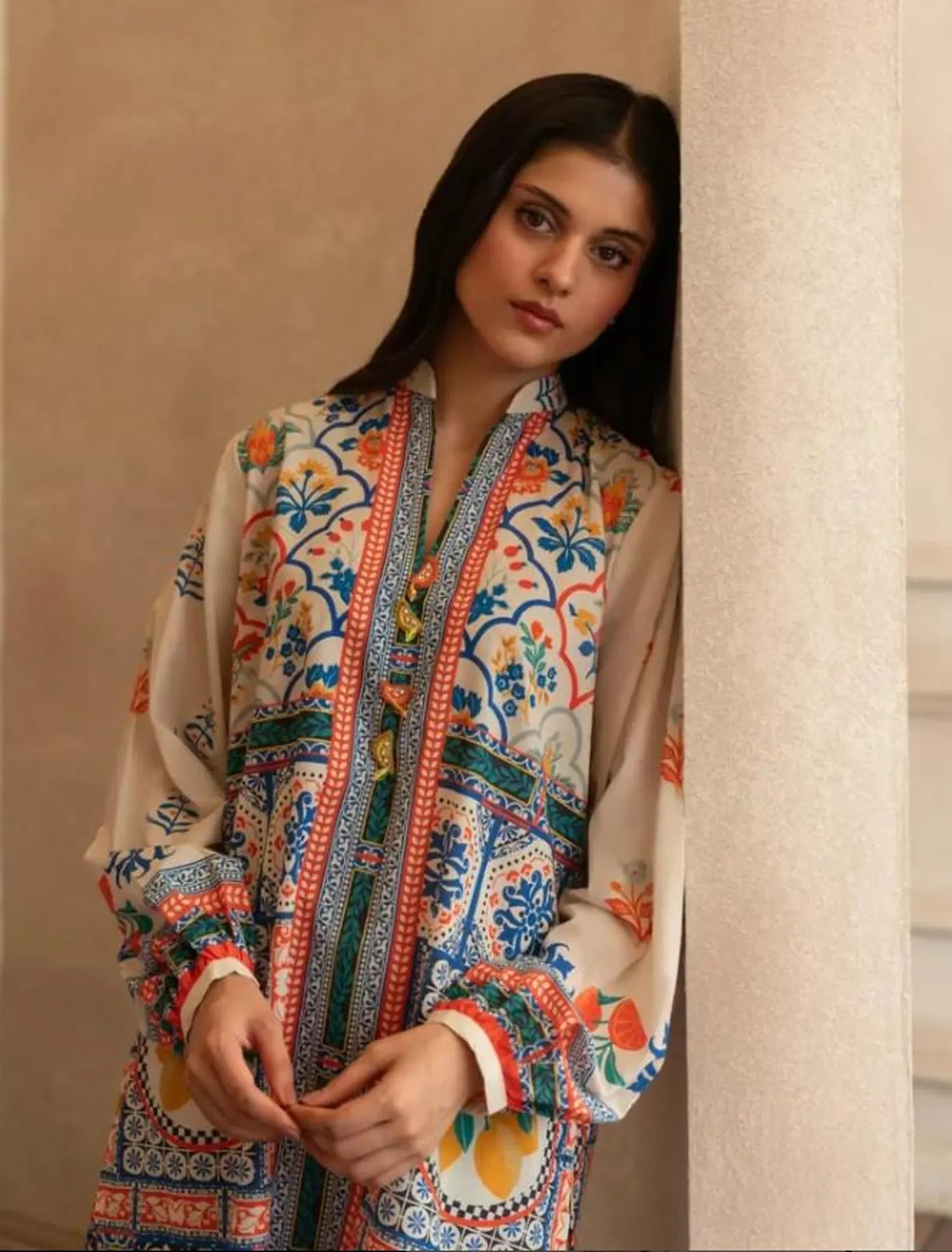 AGHANOOR CHARMEUSE SILK CO-ORD SET